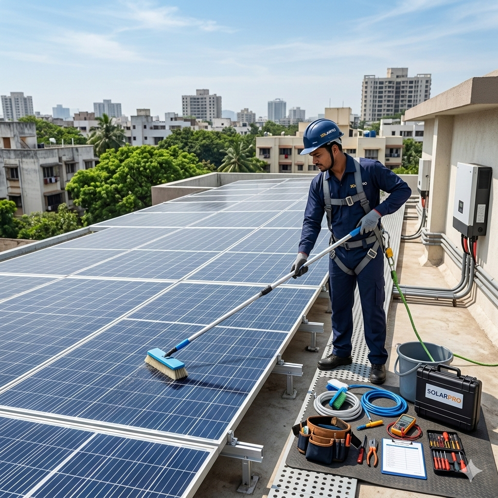 Solar system maintenance AMC and support